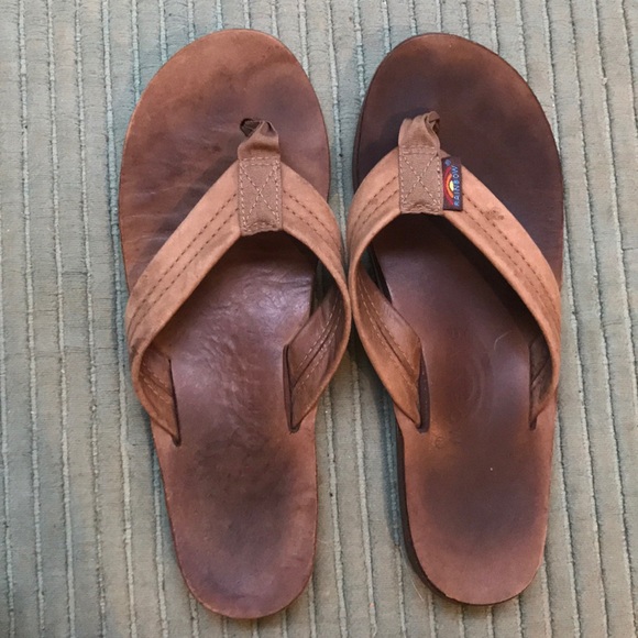 rainbow Shoes - Rainbow flip flops!!!!!